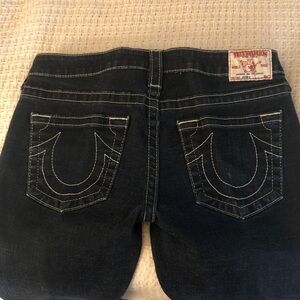 True Religion Women's Deep Indigo Boot Cut Jeans